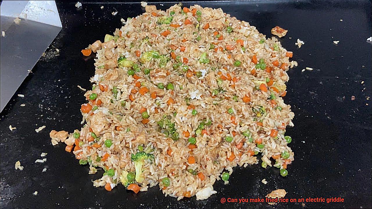 Can you make fried rice on an electric griddle-3