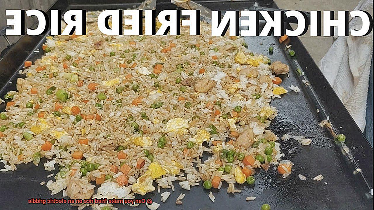 Can you make fried rice on an electric griddle-4