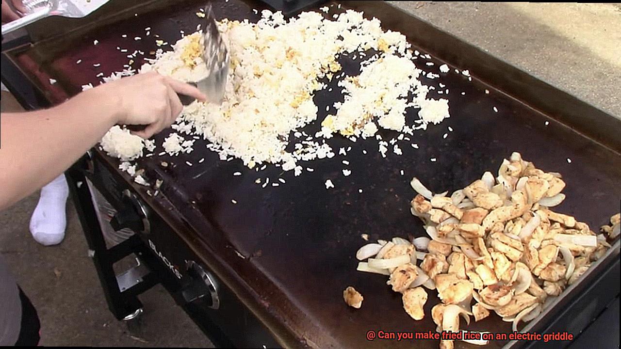 Can you make fried rice on an electric griddle-2