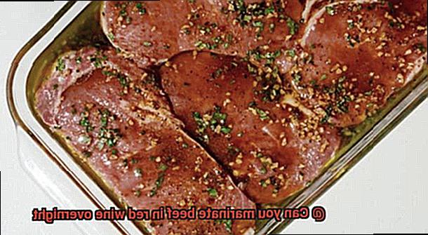 Can you marinate beef in red wine overnight-4