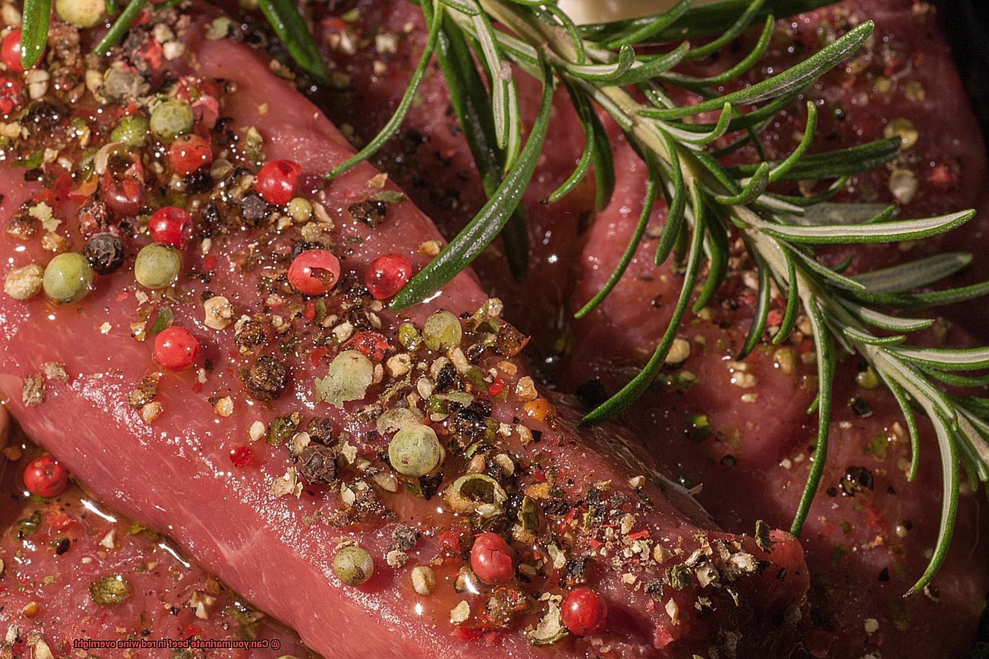 Can you marinate beef in red wine overnight-2