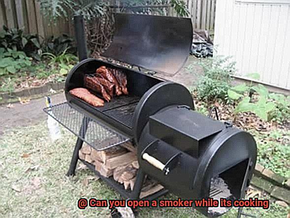 Can you open a smoker while its cooking-2