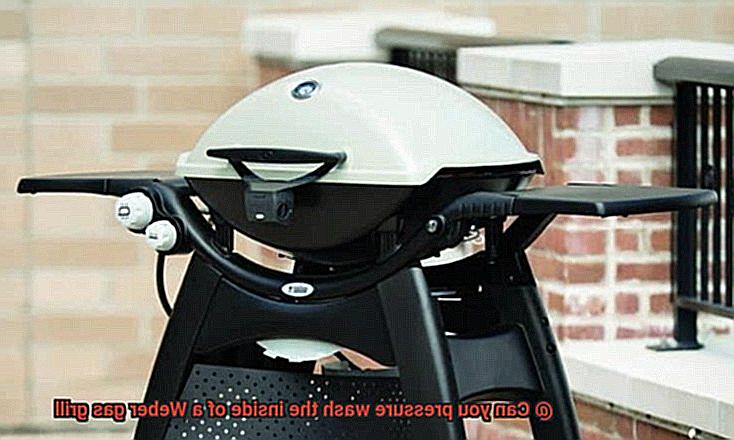 Can you pressure wash the inside of a Weber gas grill-3