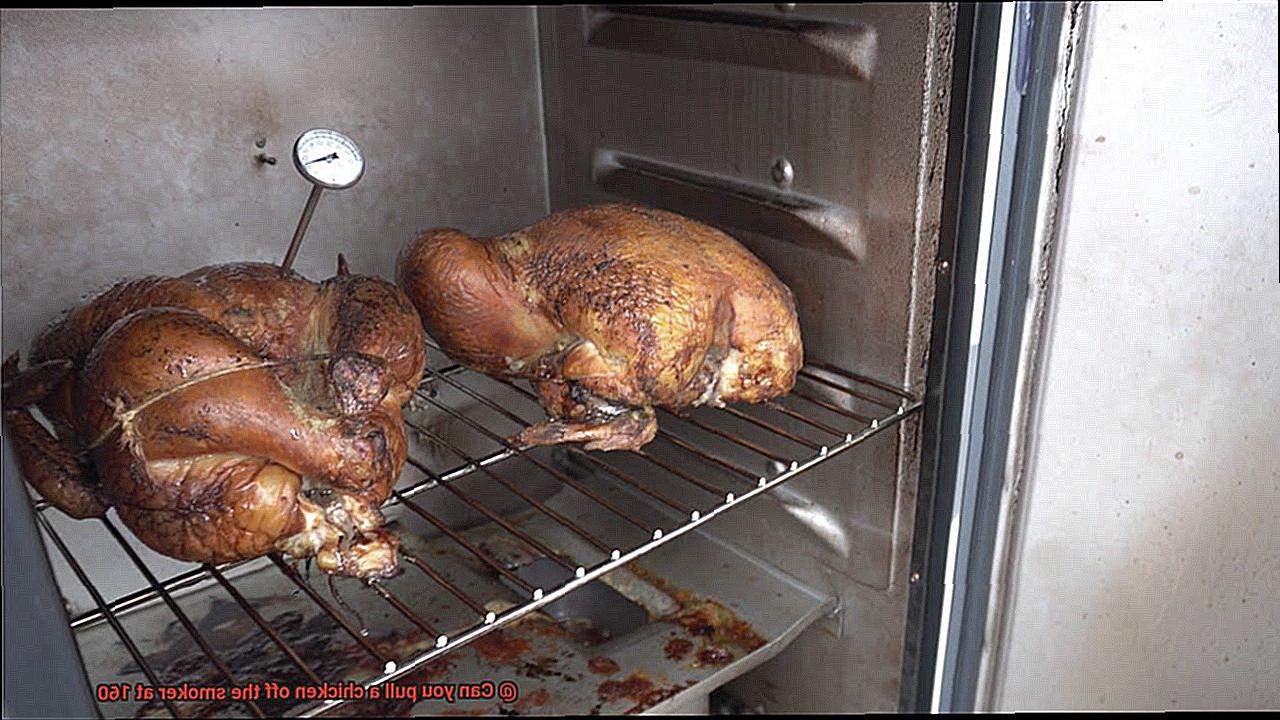 Can you pull a chicken off the smoker at 160-3