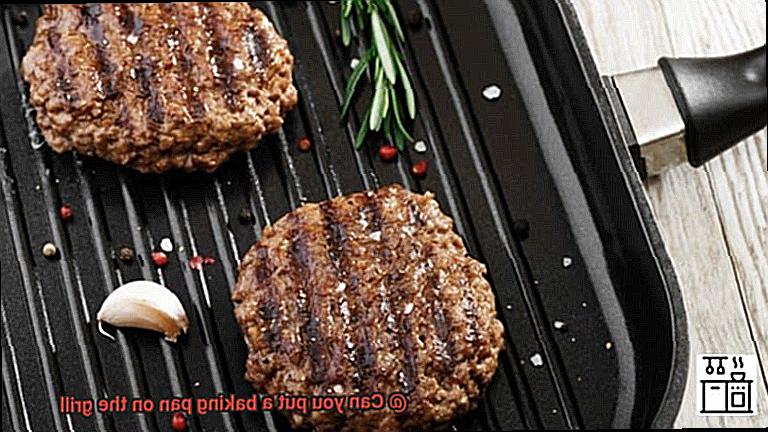 Can you put a baking pan on the grill-6