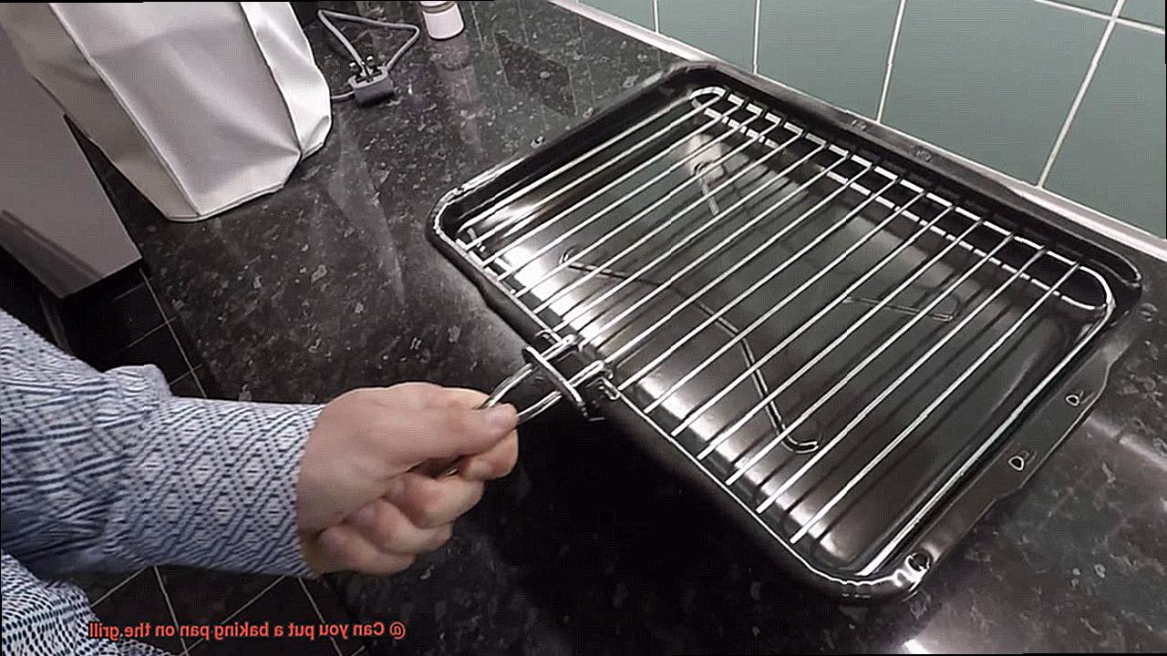 Can you put a baking pan on the grill-2