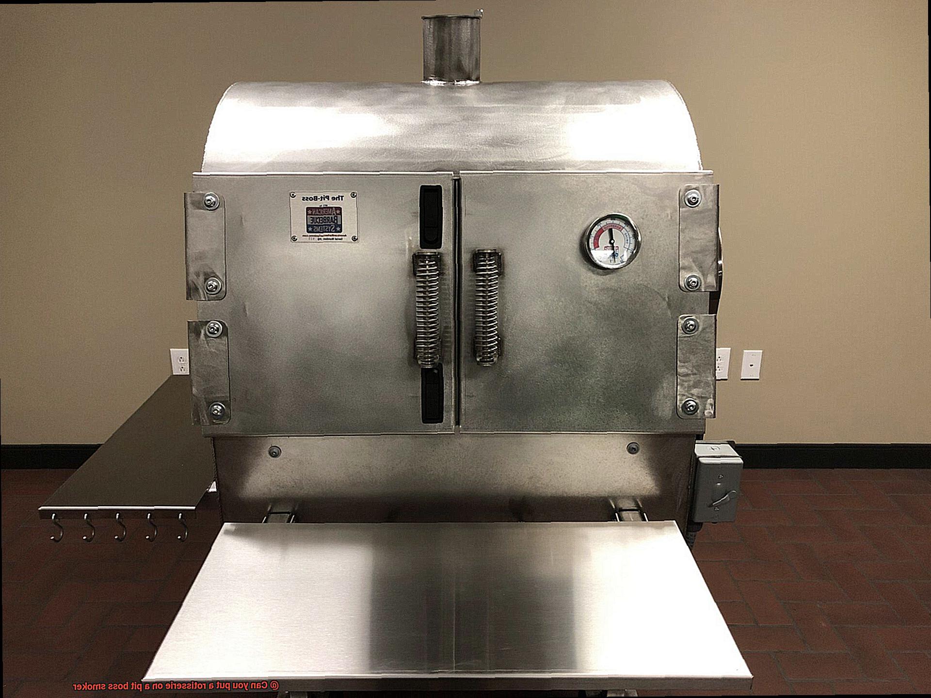 Can you put a rotisserie on a pit boss smoker-6