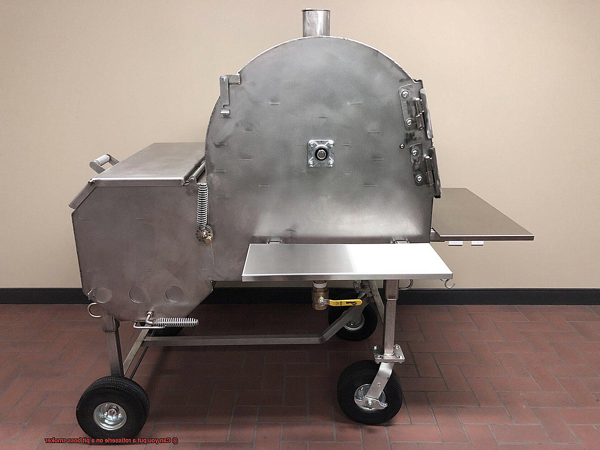 Can you put a rotisserie on a pit boss smoker-5