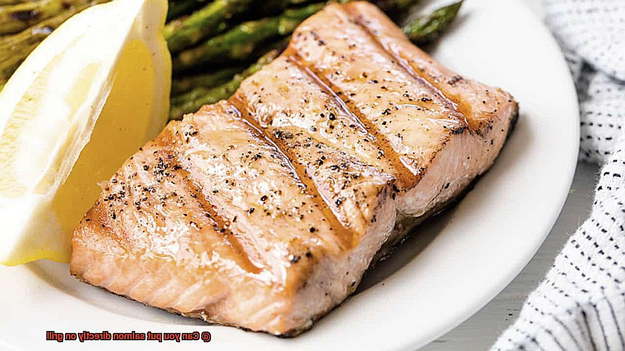 Can you put salmon directly on grill-9