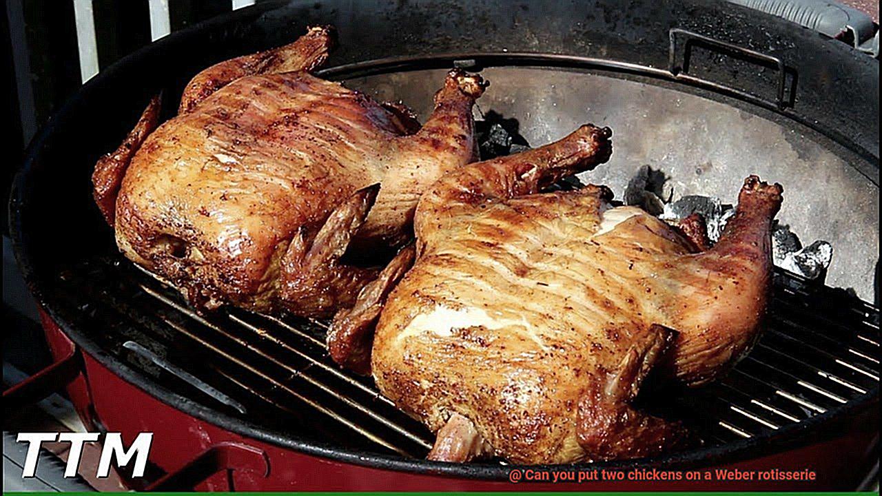 Can you put two chickens on a Weber rotisserie-3