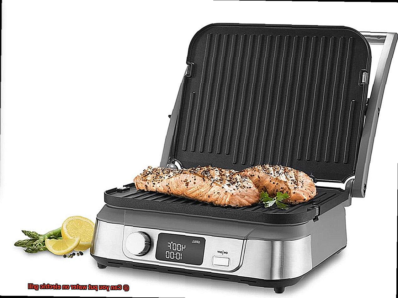 Can you put water on electric grill-5