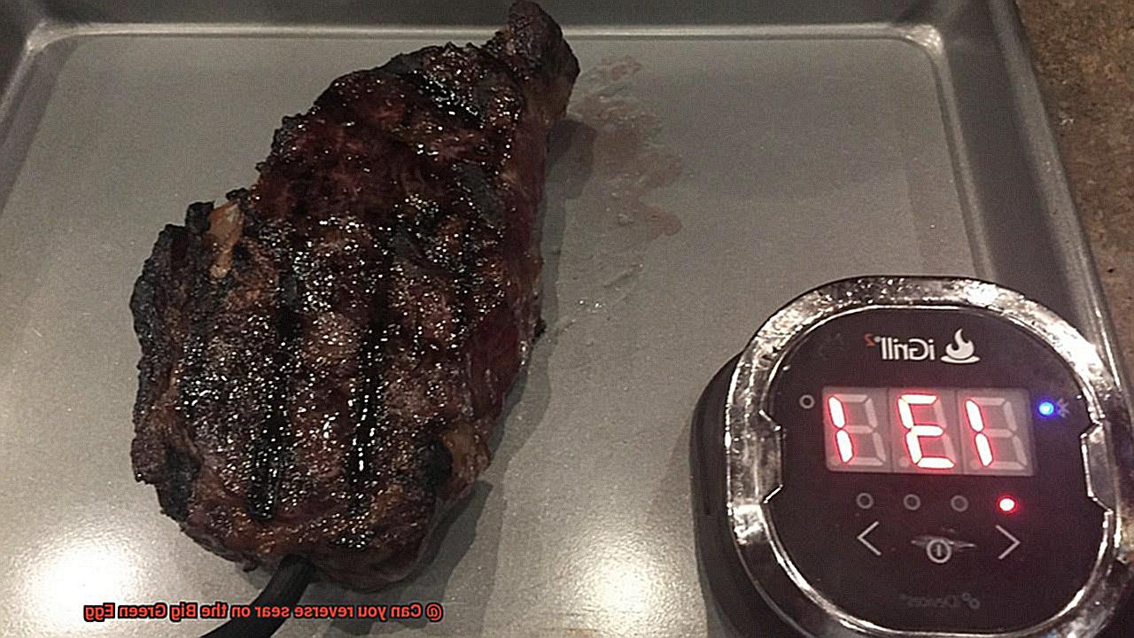 Can you reverse sear on the Big Green Egg-4