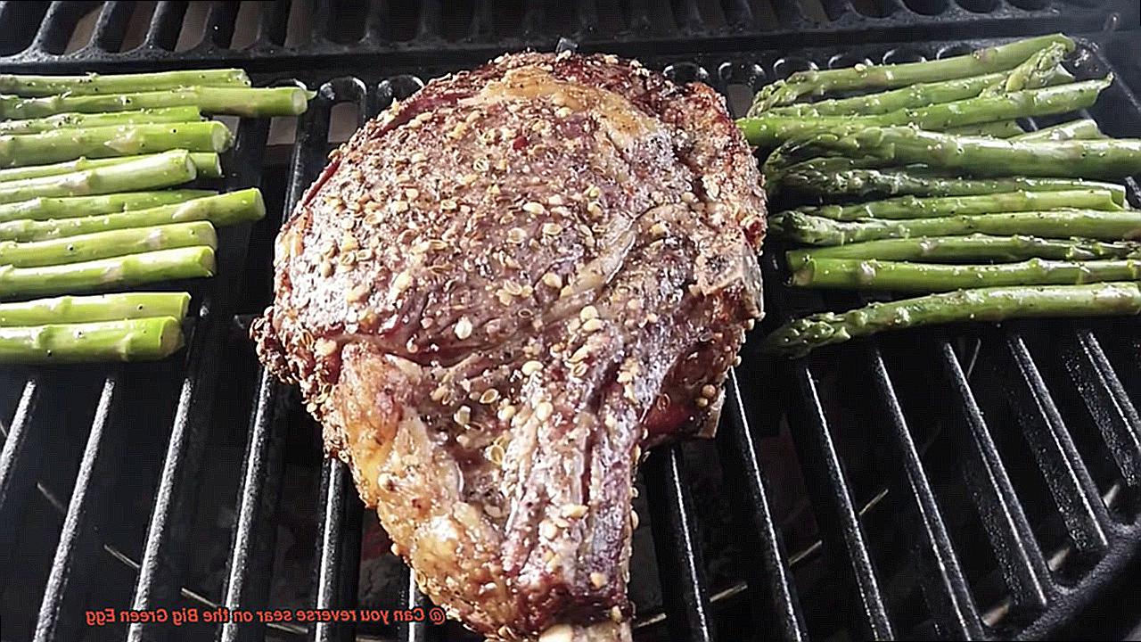 Can you reverse sear on the Big Green Egg-3