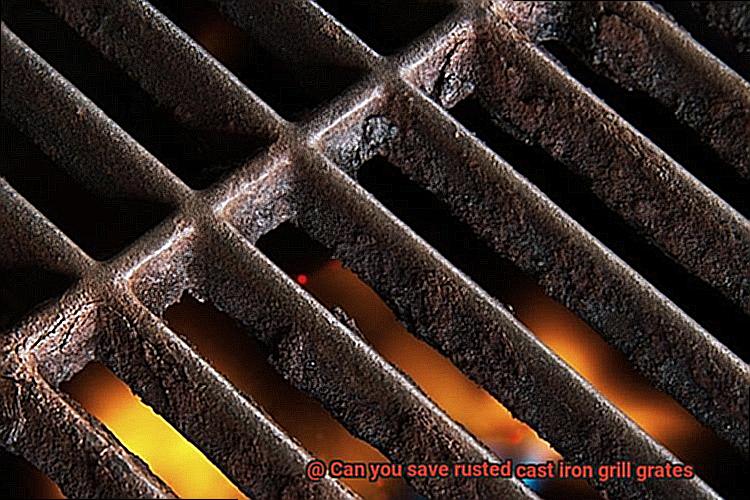 Can you save rusted cast iron grill grates-2