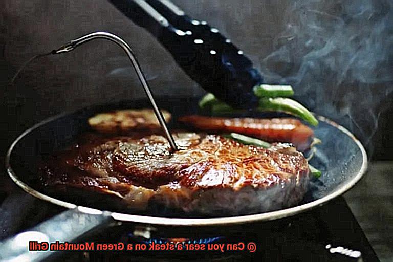 Can you sear a steak on a Green Mountain Grill-5
