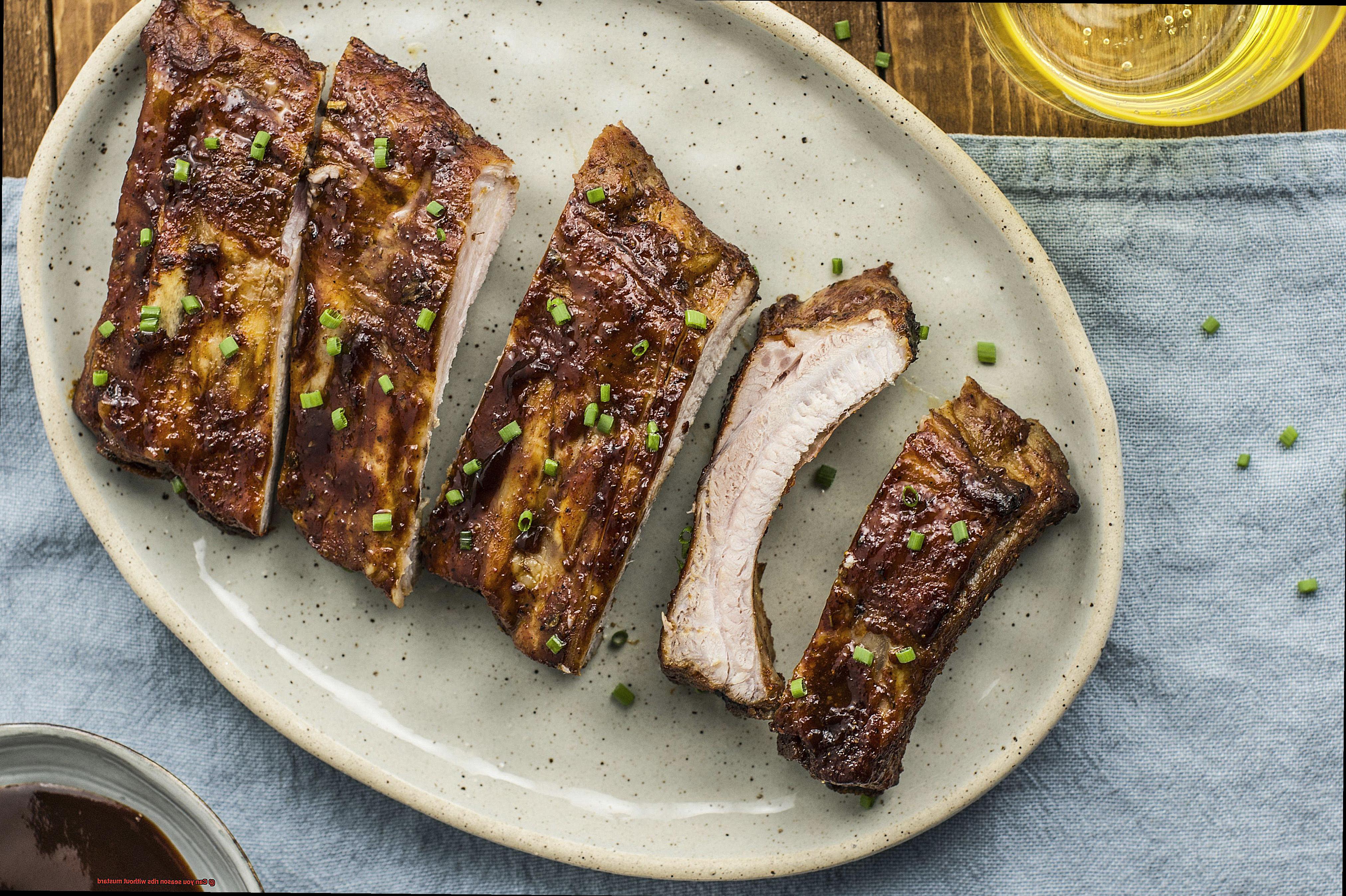 Can you season ribs without mustard-3