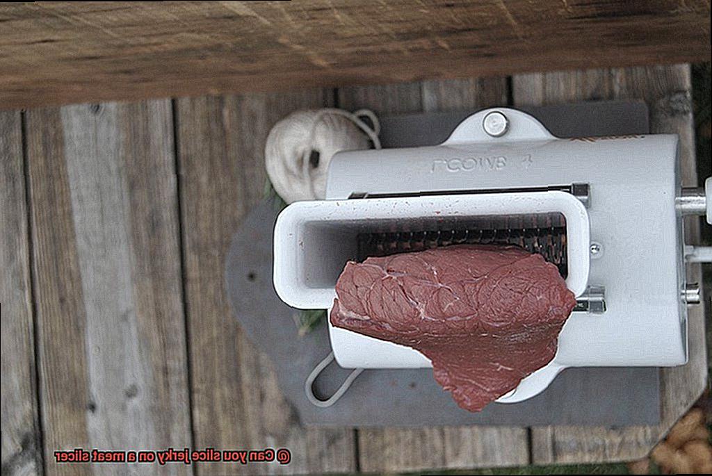 Can you slice jerky on a meat slicer-4