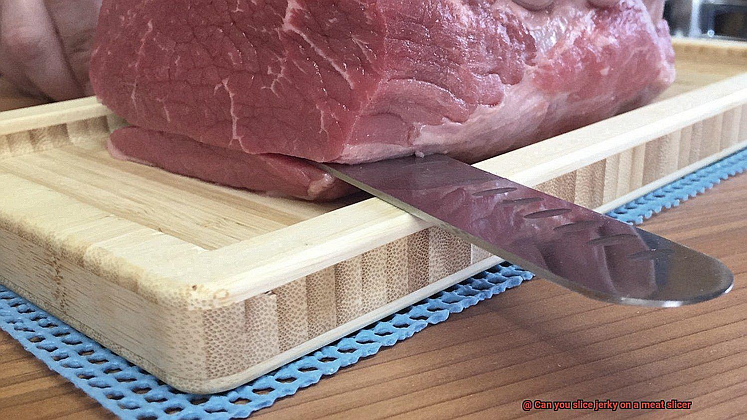 Can you slice jerky on a meat slicer-10