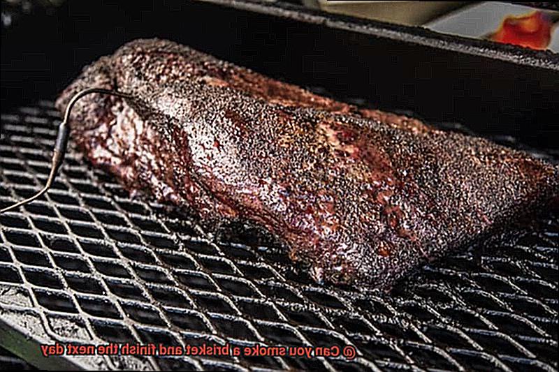 Can you smoke a brisket and finish the next day-3