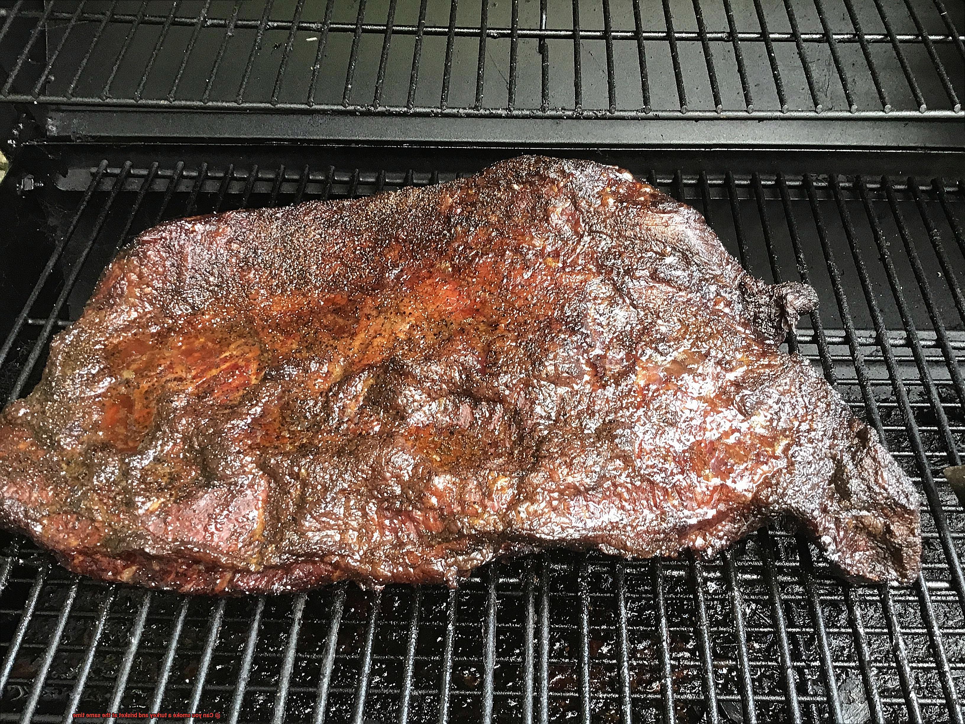 Can you smoke a turkey and brisket at the same time-4