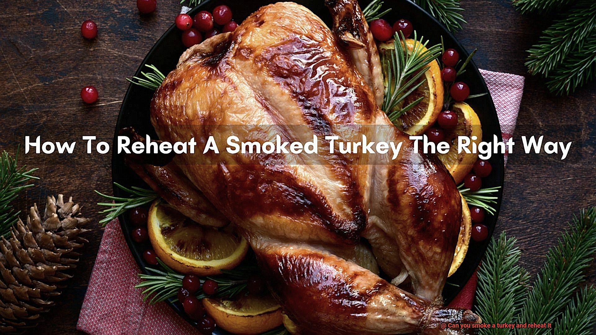 Can you smoke a turkey and reheat it-4