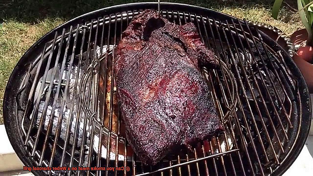 Can you smoke meat on a Weber charcoal grill-3