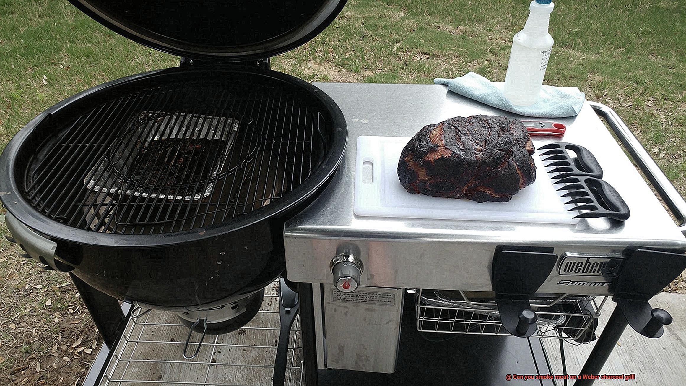 Can you smoke meat on a Weber charcoal grill-2