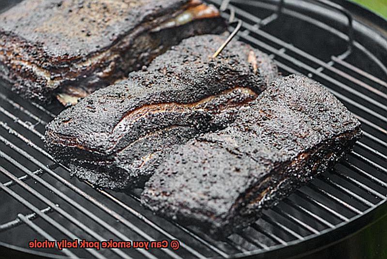 Can you smoke pork belly whole-10