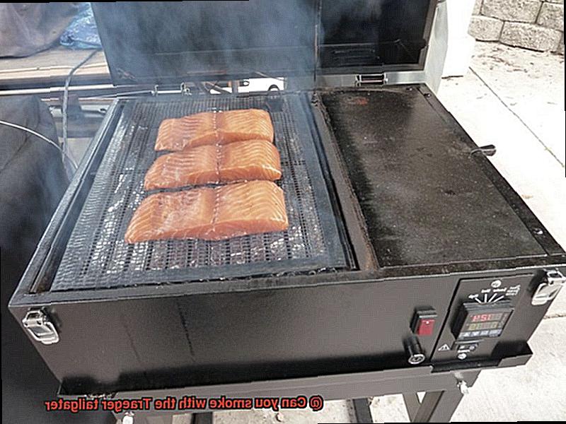 Can you smoke with the Traeger tailgater-2