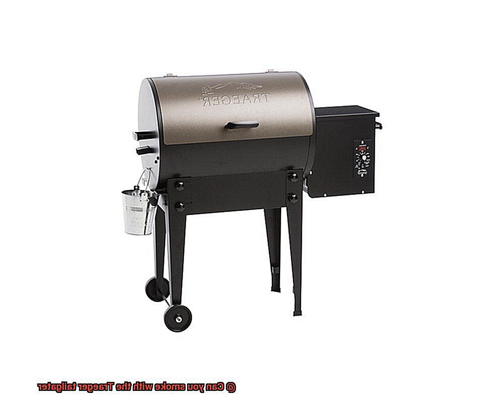 Can you smoke with the Traeger tailgater-7