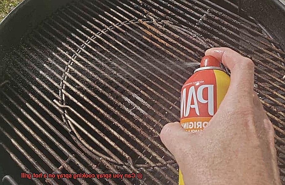 Can you spray cooking spray on a hot grill-5