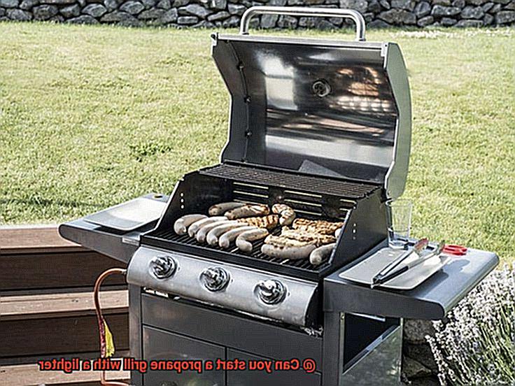 Can you start a propane grill with a lighter-5