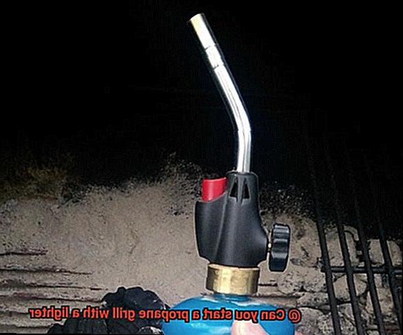 Can you start a propane grill with a lighter-2