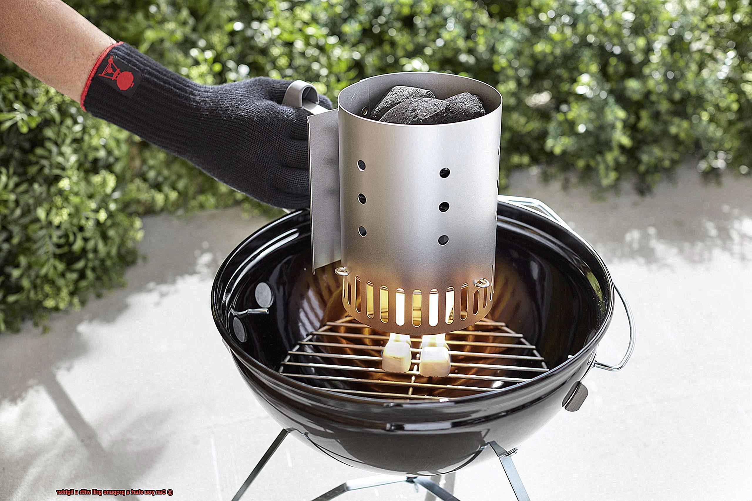 Can you start a propane grill with a lighter-4