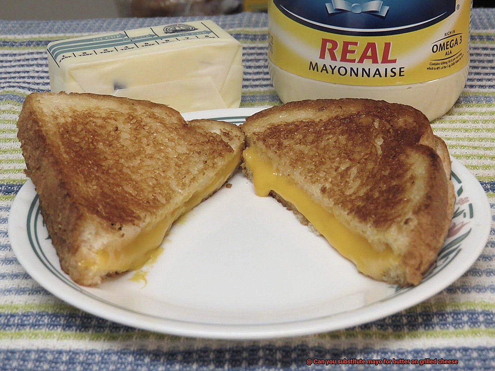 Can you substitute mayo for butter on grilled cheese-3