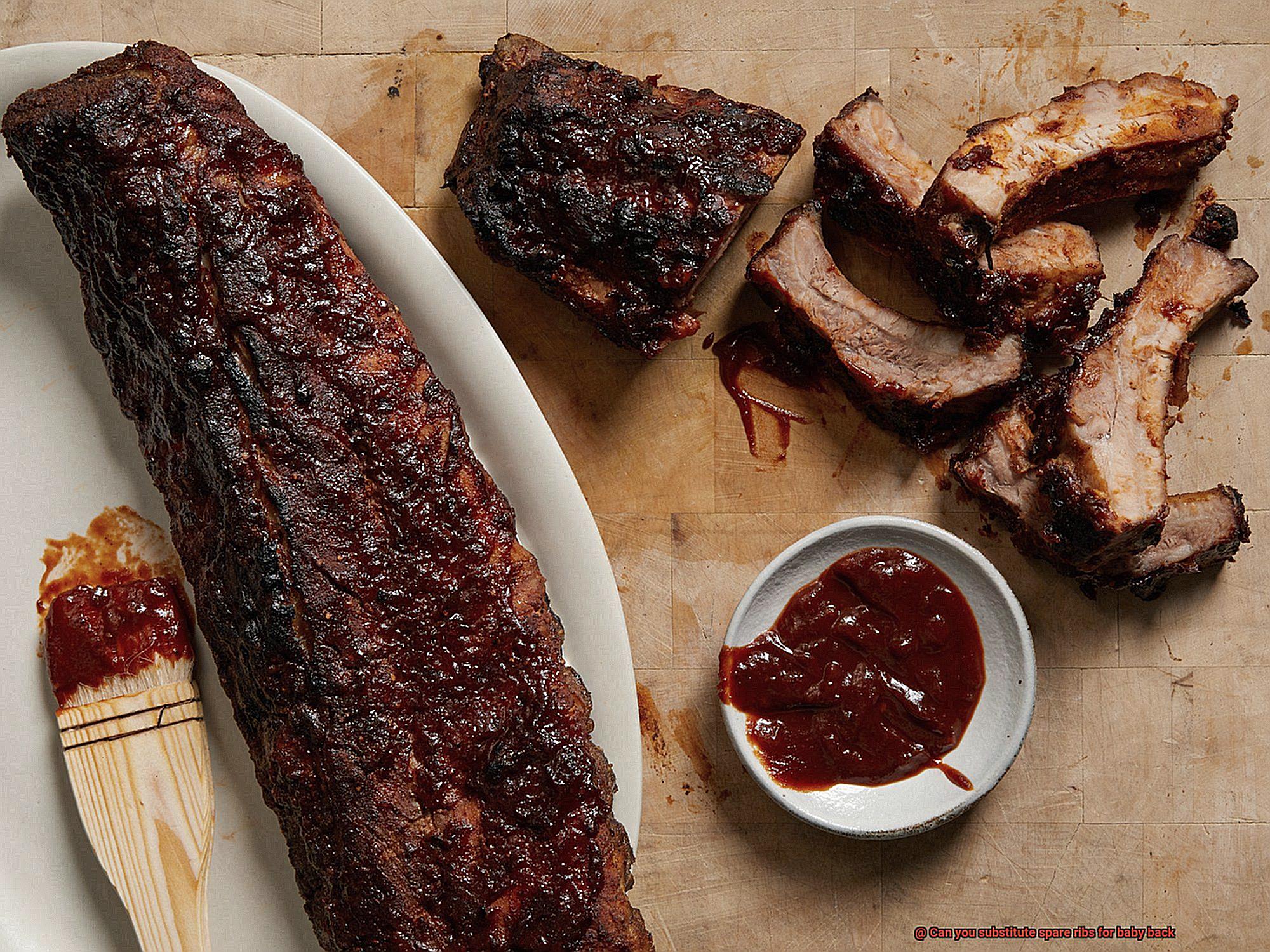 Can you substitute spare ribs for baby back-9