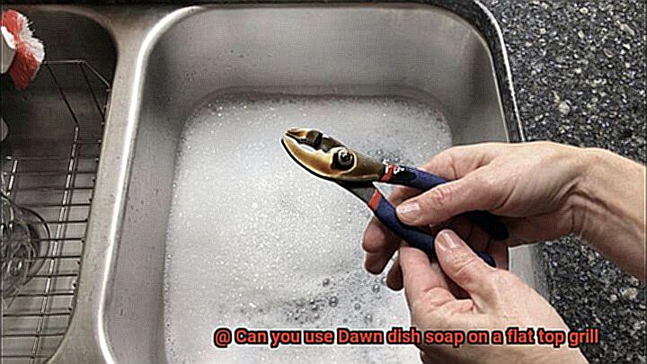 Can you use Dawn dish soap on a flat top grill-10