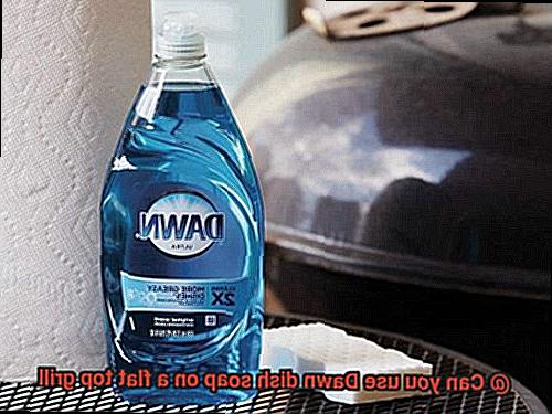 Can you use Dawn dish soap on a flat top grill-4
