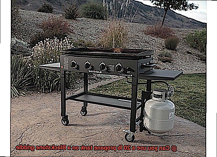 Can you use a 20 lb propane tank on a Blackstone griddle-3