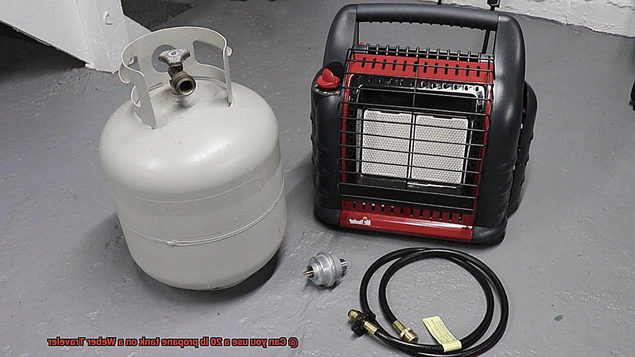 Can you use a 20 lb propane tank on a Weber Traveler-3