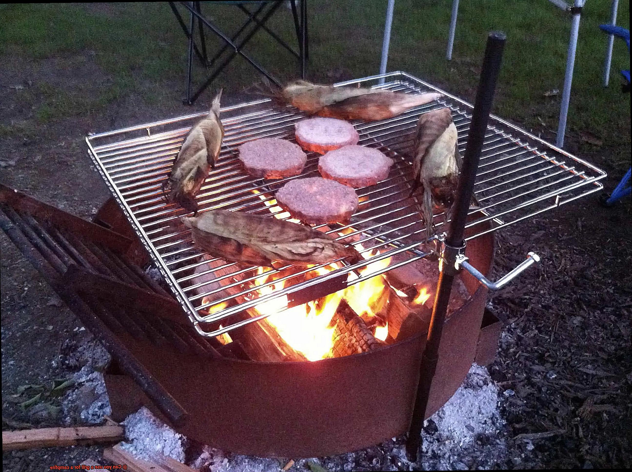 Can you use a grill for a campfire-2