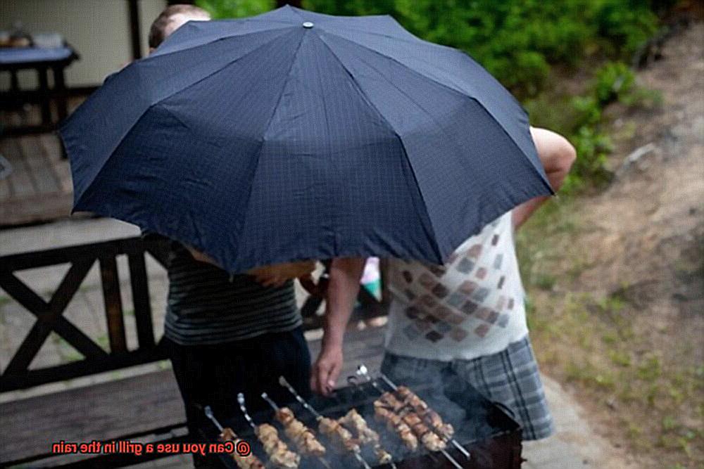 Can you use a grill in the rain-2