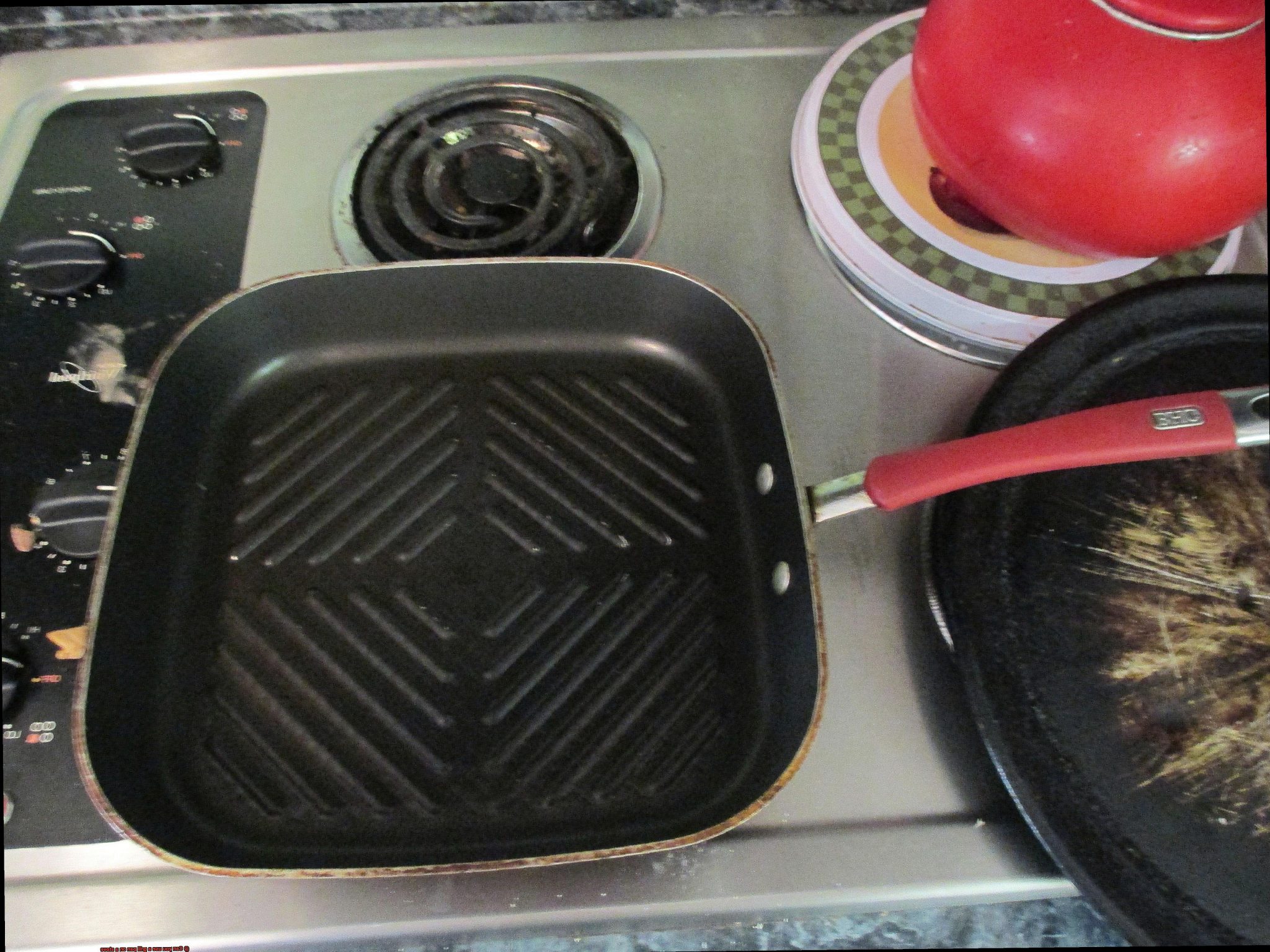 Can you use a grill pan on a stove? Pastime Bar And Grill