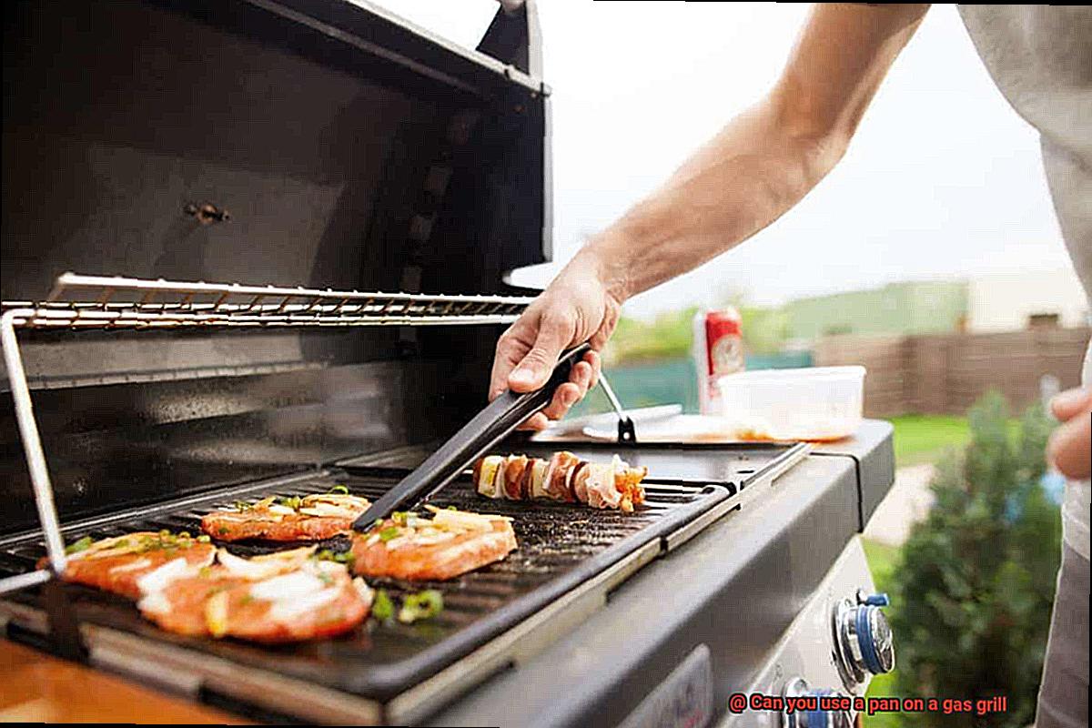 Can you use a pan on a gas grill-2