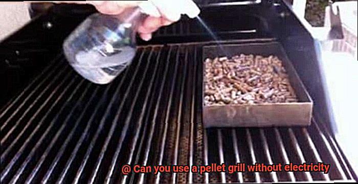 Can you use a pellet grill without electricity -4