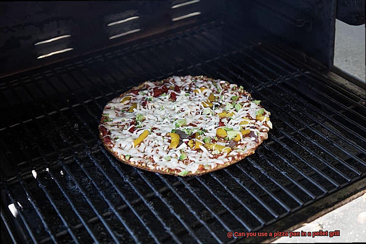 Can you use a pizza pan in a pellet grill-3