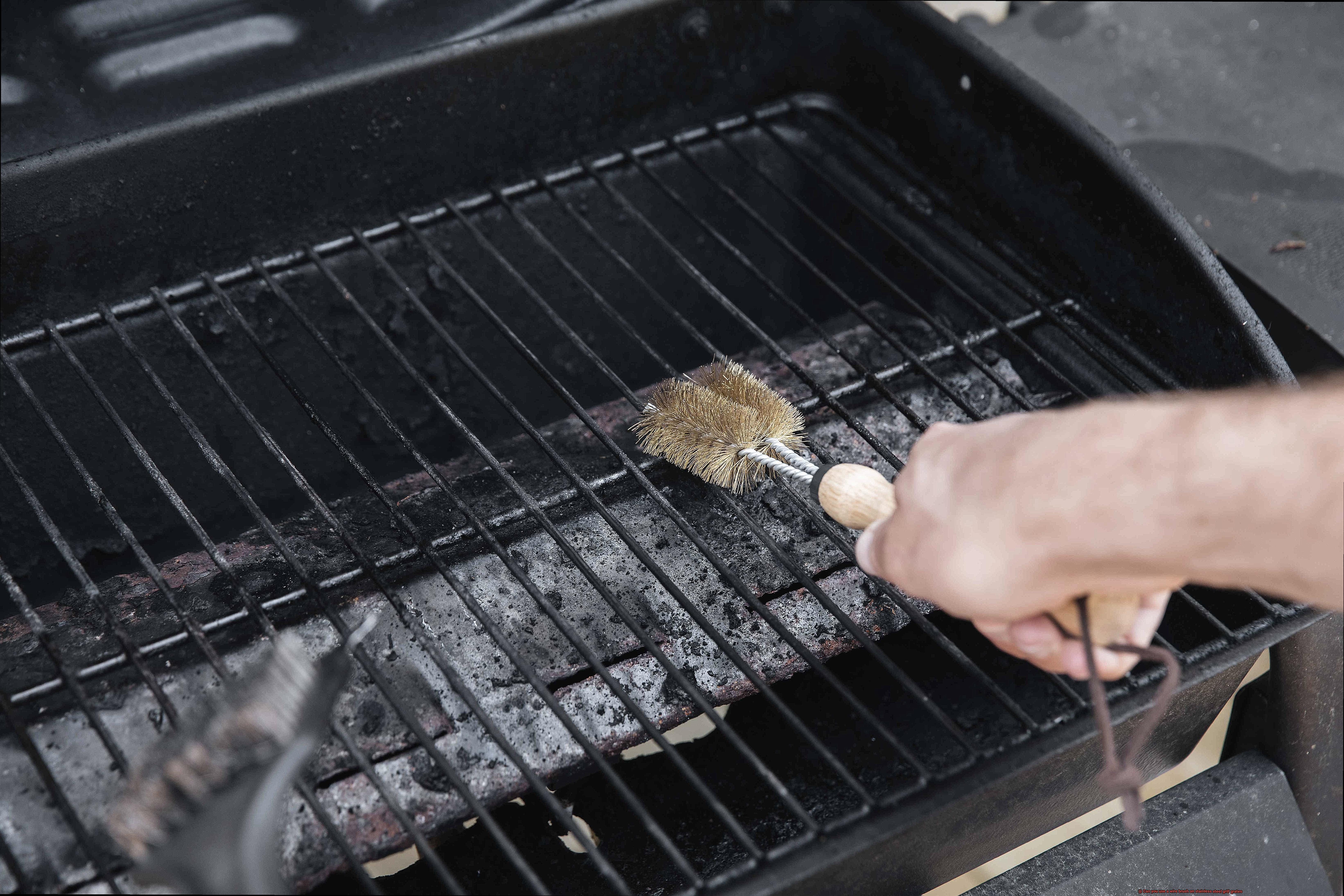 Can you use a wire brush on stainless steel grill grates-3