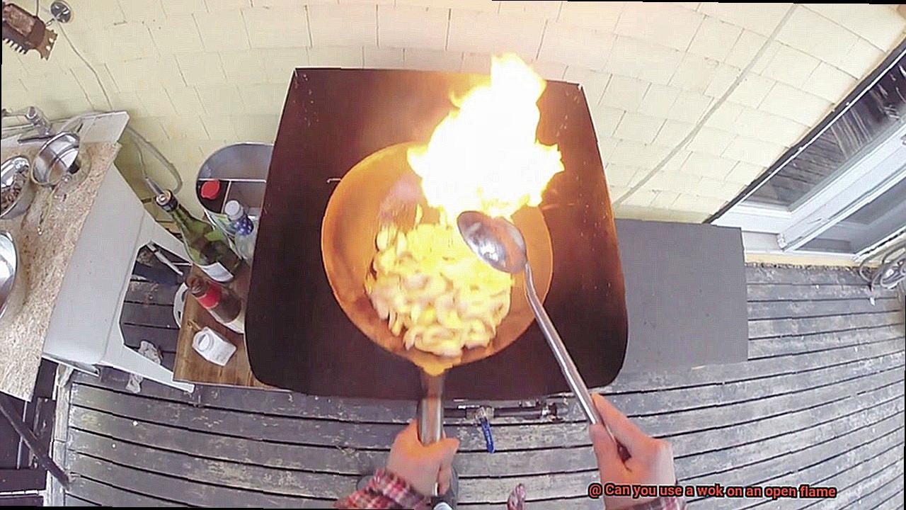 Can you use a wok on an open flame-2
