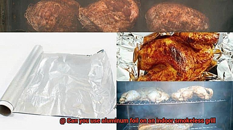 Can you use aluminum foil on an indoor smokeless grill-5