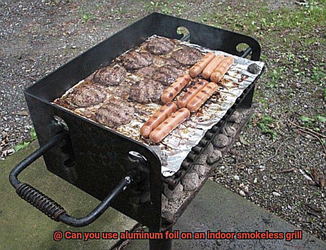 Can you use aluminum foil on an indoor smokeless grill-2